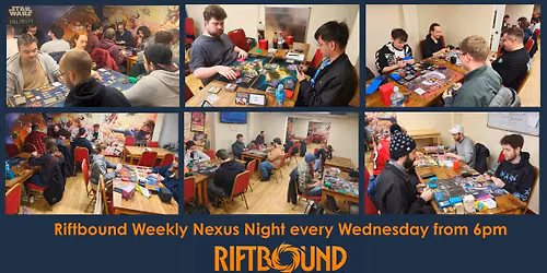 Riftbound Weekly Nexus Night every Wednesday from 6pm