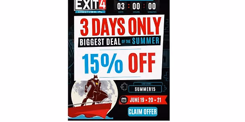 The Summer Deal \u2014 15% Off June 19\u201321
