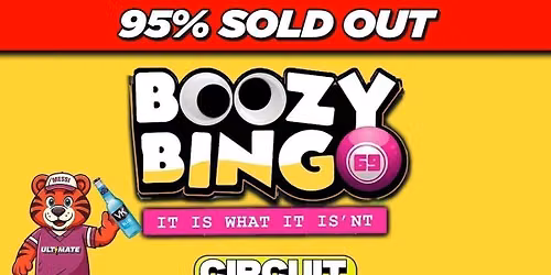 FRESHERS BOOZY BINGO \ud83c\udfb1\ud83d\ude35\u200d\ud83d\udcab\ud83d\udd25\ud83d\udea8 95% SOLD OUT \ud83d\udea8 Cardiff's Biggest Student Bingo! \u2b50\ufe0f 