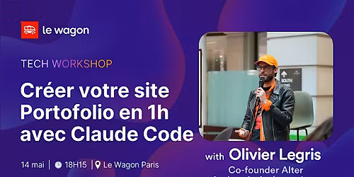Cr\u00e9er votre Portofolio en 1h avec Claude Code