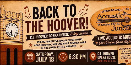 C.L. Hoover Opera House Lobby Series | Acoustic Junction
