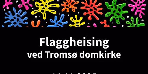 Flaggheising ved Troms\u00f8 domkirke \ud83c\udff3\ufe0f\u200d\ud83c\udf08