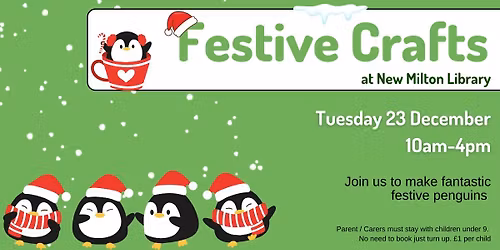 Festive Penguin Craft