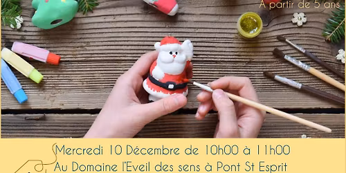 Atelier enfants : Magie d'argile de Noel