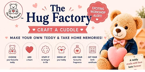 Kids Activity- The Hug Factory Make your own Teddy — Chandigarh Club: Chandigarh