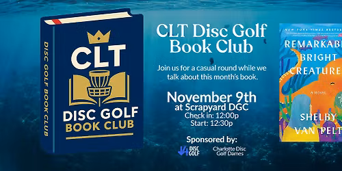 CLT Disc Golf Book Club - 11.09