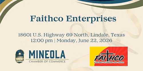 Faithco Enterprises Ribbon Cutting