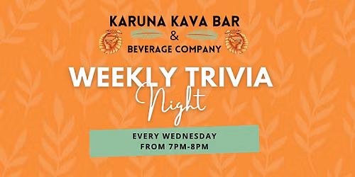 Wednesday Night Trivia At Karuna