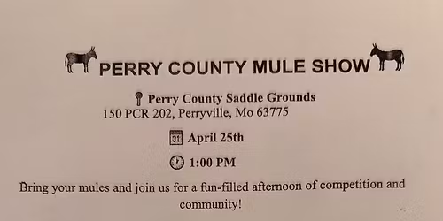 Perry County Mule Show 