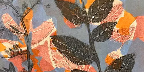 Gel-Printing from the Shaker Herb Garden