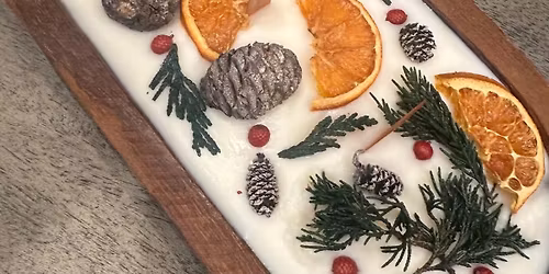 Candle Making Soy Wax Dough Bowl candles! Fall, Christmas or Pressed Flowers!