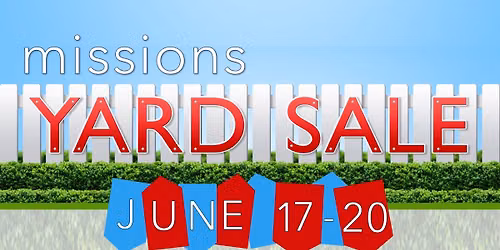 Yard Sale at Parkside Church