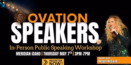 Ovation Speakers: Immersive Public Speaking Workshop