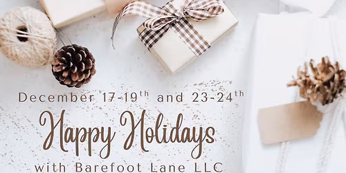 Happy Holidays with Barefoot Lane LLC