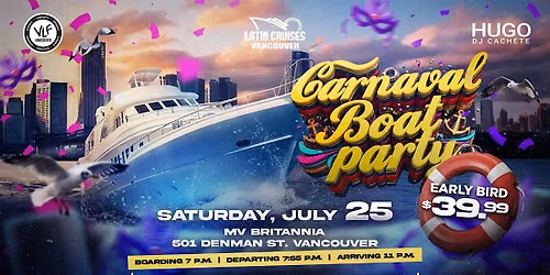Latin Cruises 6 | Carnaval Boat Party 2026