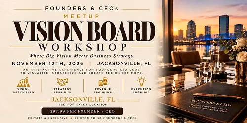 Founders & CEOs Vision Board Workshop