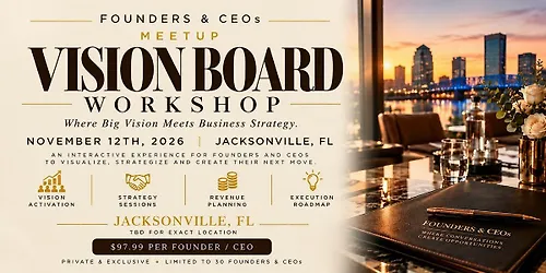 Founders & CEOs Vision Board Workshop