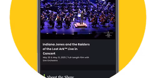 Indiana Jones and the Raiders of the Lost Ark In Concert at Usher Hall