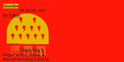 Im Fokus w\/ Chiara Kley & Hugo Helten, Freddy Deckert & Marcel Janovsky, Summe Total & Lena M. 