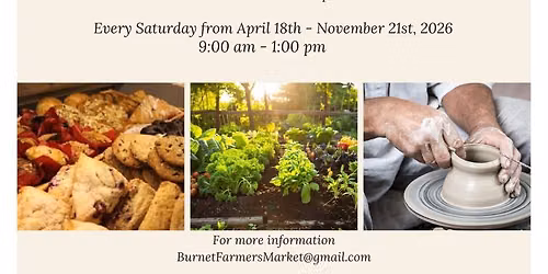  Burnet Farmers & Crafts Market 