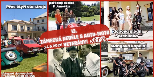 13. Z\u00e1meck\u00e1 ned\u011ble s auto-moto veter\u00e1ny