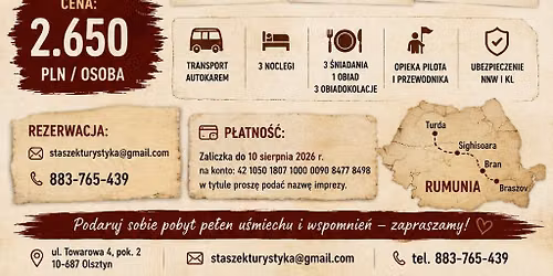 \ud83e\udddb\u200d\u2642\ufe0f\ud83c\uddf7\ud83c\uddf4 RUMUNIA - SZLAKIEM DRAKULI!