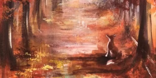 Paint 'Fox Avenue' with Brush Party with Kirsty in Gloucester