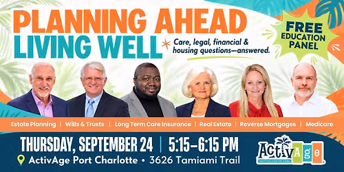 Long Term Care, Legal & Financial Experts \u2014 Free Education Panel