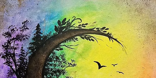 Paint and Sip: Lunar Grove