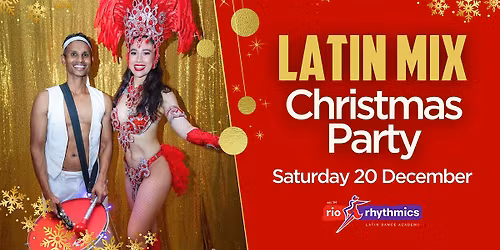 Saturday Night Latin Mix \/\/ Christmas Party \/\/ Intro Lesson @ 7pm
