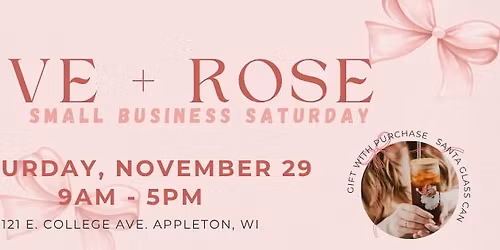 \ud83c\udf89 Small Business Saturday at Olive & Rose Boutique! \ud83c\udf89