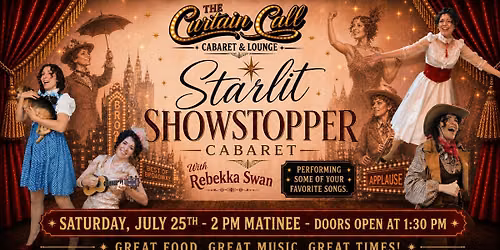 Starlit Showstopper Cabaret Starring Rebekka Swan