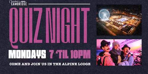 Quiz Nights at The Alpine Lodge | Mondays from 7pm