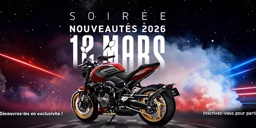 Soir\u00e9e nouveaut\u00e9s 2026 Triumph 
