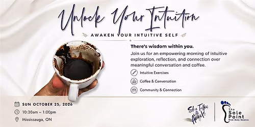 UNLOCK YOUR INTUITION: There's a Wisdom within You | Mississauga, ON