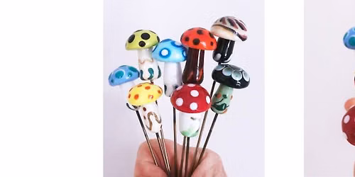 Bead Fest: Glass Plant Stake Mushrooms \u2013 August 6