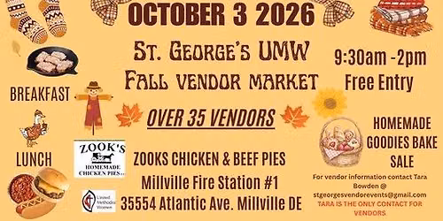 St. George's UMW Fall Vendor Market