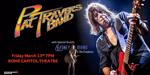 PAT TRAVERS BAND w\/s\/g Sydney Irving & The Creatures