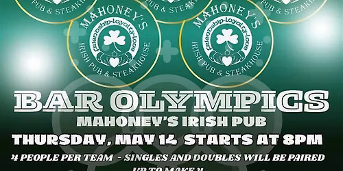 Mahoneys Irish Pub Bar Olympics