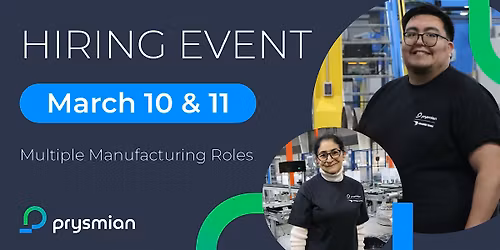 Prysmian Hiring Event - McKinney, TX