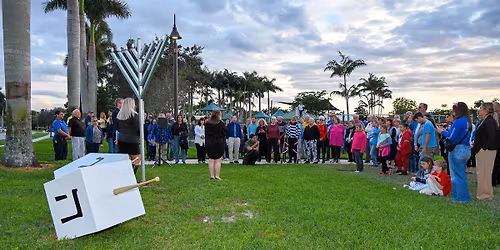 Grand Menorah Lighting at the Wellington Amphitheater