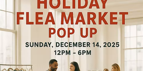Holiday flea-Market Pop Up