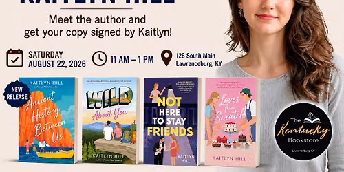 Romantic Book Signing with Kaitlyn Hill