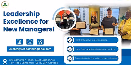 Wisdom Hub - Leadership Excellence for New Managers\u00ae\ufe0f | Edmonton