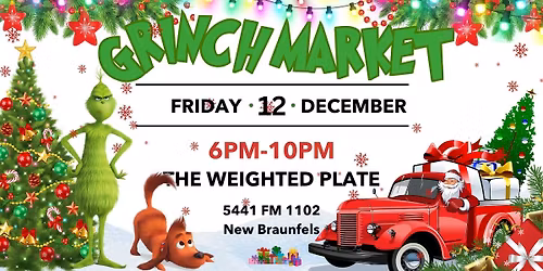 Grinch Market at Weighted Plate