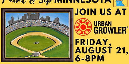 August 21 Paint & Sip at Urban Growler Brewing