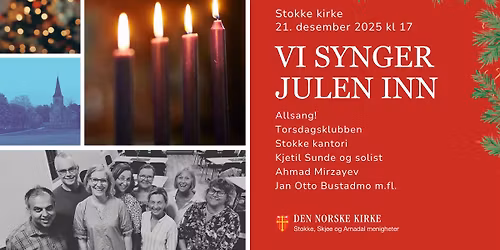 Vi synger julen inn i Stokke kirke!