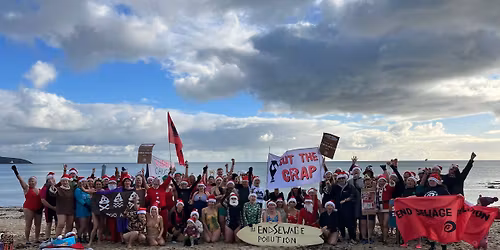 Santas Against Sewage Protest & Dip 2025