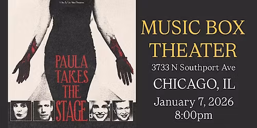 "Paula Takes the Stage" - World Premiere Screening