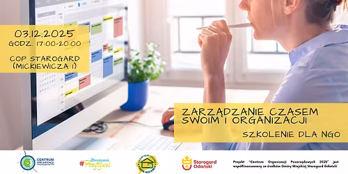 Zarz\u0105dzanie czasem swoim i organizacji (szkolenie dla NGO)